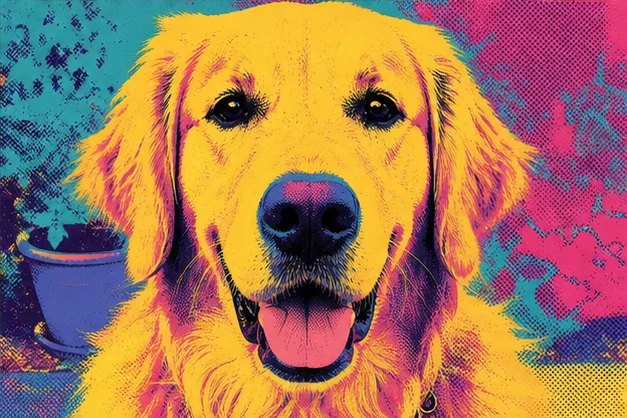 Your pet as art — after